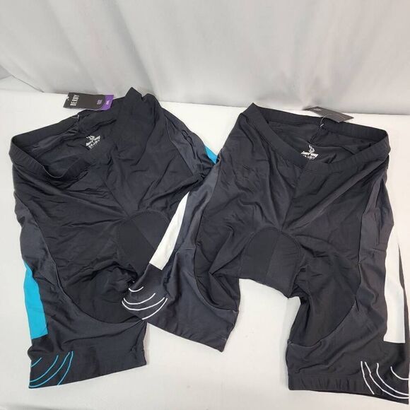 Beroy Size 2XL Set of 2 3D Gel Padding Womens Cycling Shorts C21 Athletic - Picture 2 of 9